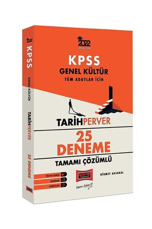 2022 KPSS Genel Kültür TarihPerver Tamamı Çözümlü 25 Deneme