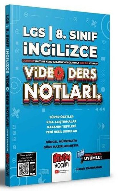 2022 LGS 8.Sınıf İngilizce Video Ders Notları