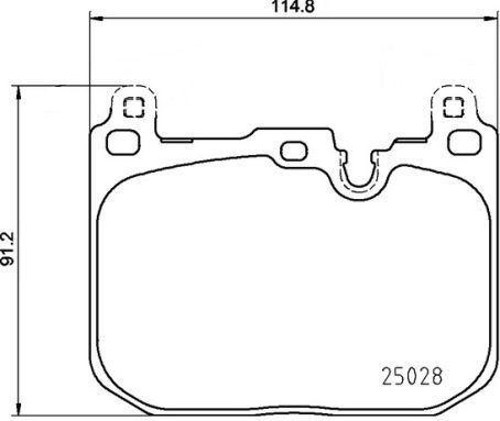 Fren Balatası On Bmw F40 F44 F48 F39 Mını Clubman F54 F56 Countryman F60 M Sport 34106889266-3420688