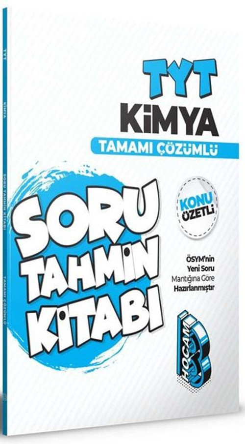 2022 TYT Kimya Konu Özetli ve Tamamı Çözümlü Soru Tahmin Kitabı