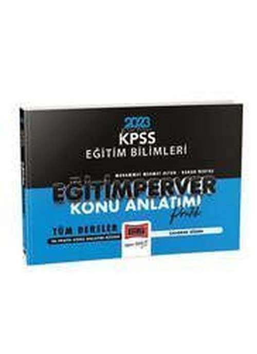 2023 KPSS Eğitim Bilimleri Eğitimperver Tüm Dersler Pratik Konu Anlatımı