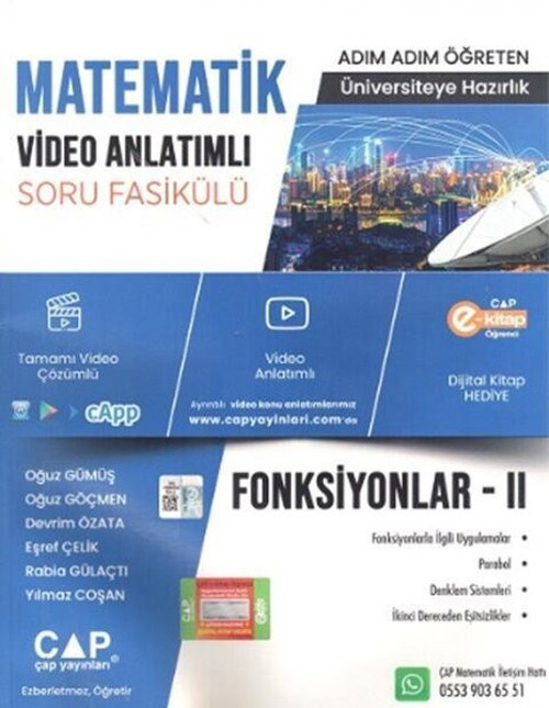 Üniversite Hazırlık Matematik Konu Anlatımlı Fonksiyonlar-II Soru Fasikülü