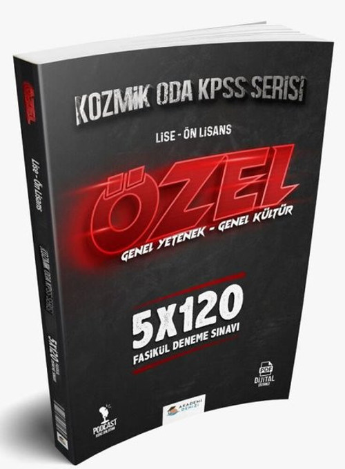 KPSS GY GK Kozmik Oda Lise Önlisans 5x120 Deneme Sınavı