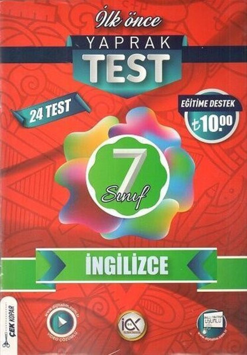 7. Sınıf Din Kültürü ve Ahlak Bilgisi Yaprak Test