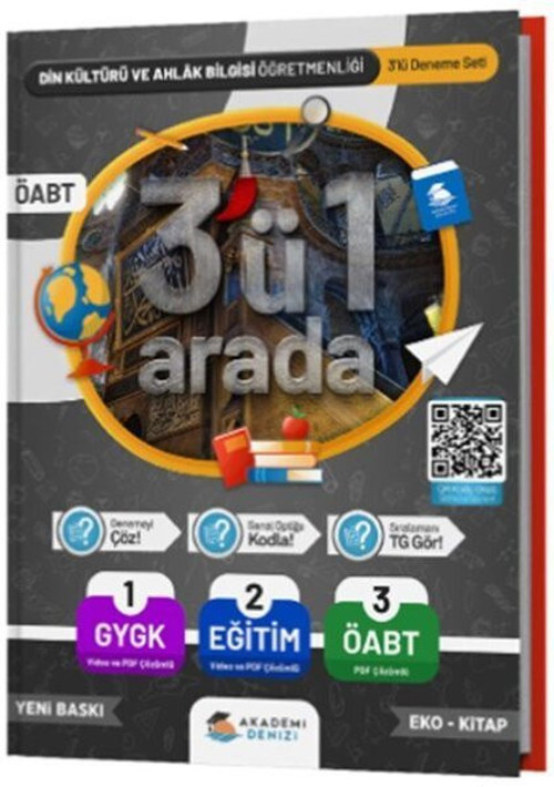 ÖABT Din Kültürü ve Ahlak Bilgisi Öğretmenliği 3'lü Deneme Seti