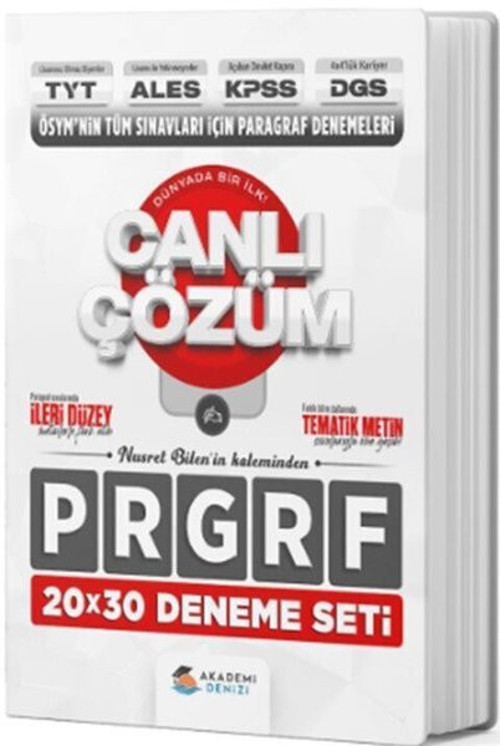 TYT - AYT ALES KPSS DGS Paragraf Deneme Seti