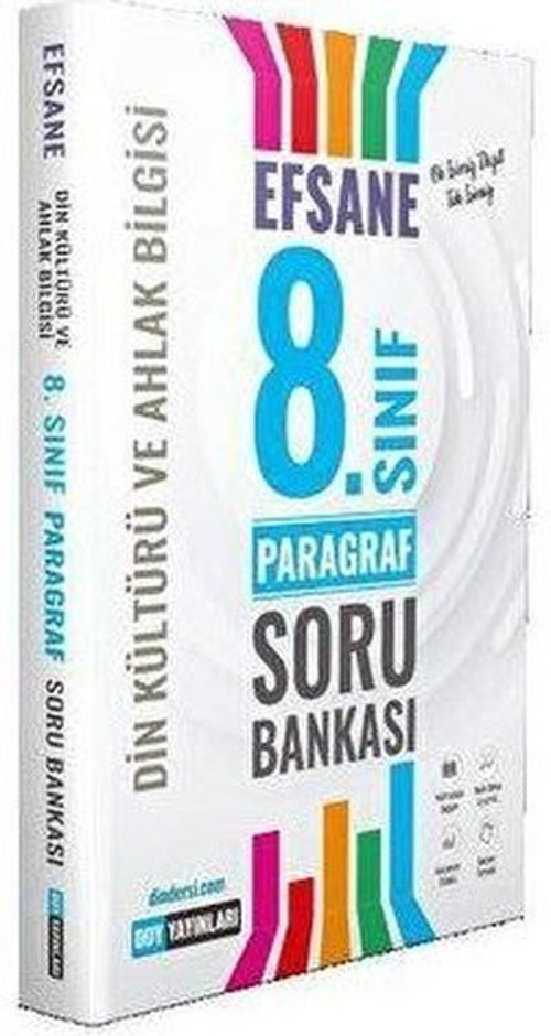 8. Sınıf Din Kültürü ve Ahlak Bilgisi Paragraf Efsane Soru Bankası