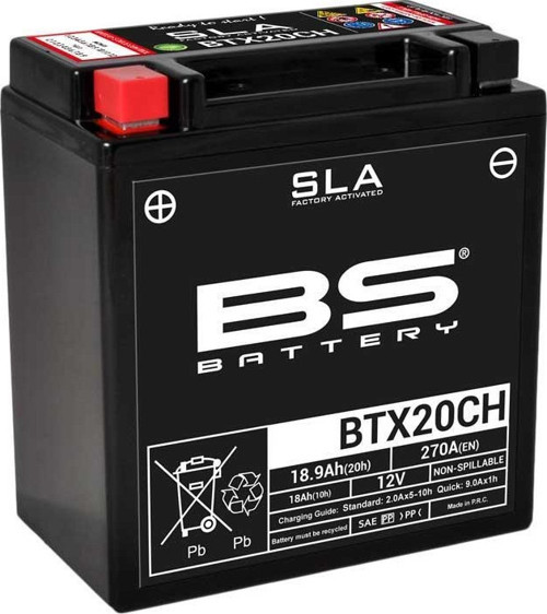 BTX20CH (SLA) Motosiklet Aküsü SLA Tipi