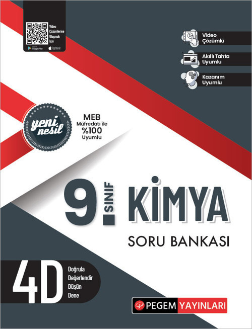 Pegem 9. Sınıf Kimya Soru Bankası