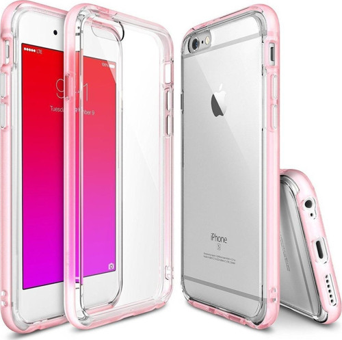 Frame Frost 6s/ 6 ile Uyumlu Çerçeveli Bumper Kılıf Pink
