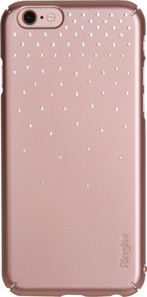 Noble Slim iPhone 6s/ 6 ile Uyumlu Taşlı Kılıf 4 Tarafı Saran Tam Koruma Rose Gold