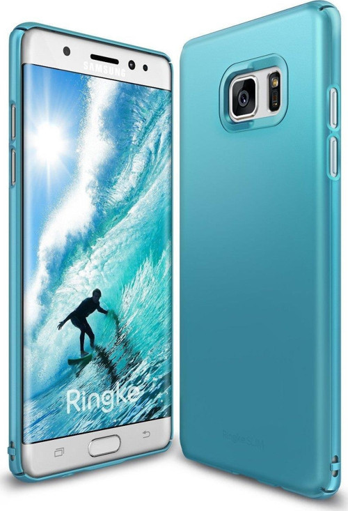Slim Galaxy Note 7 FE ile Uyumlu Kılıf Ocean Blue