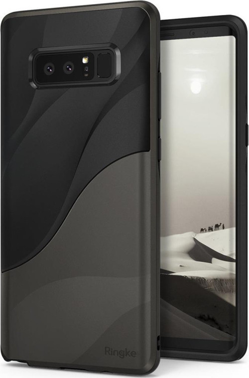 Wave Galaxy Note 8 ile Uyumlu KIlıf Metallic Chrome