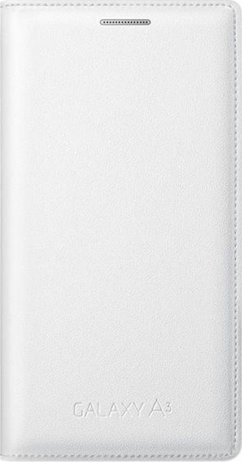 Galaxy A3 (2015) ile Uyumlu Kılıf Flip Cover Beyaz EF-FA300BW