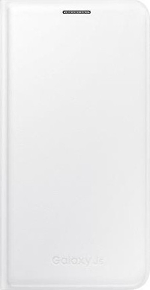 Galaxy J5 ile Uyumlu Flip Wallet Kılıf Beyaz EF-WJ500BWEGWW