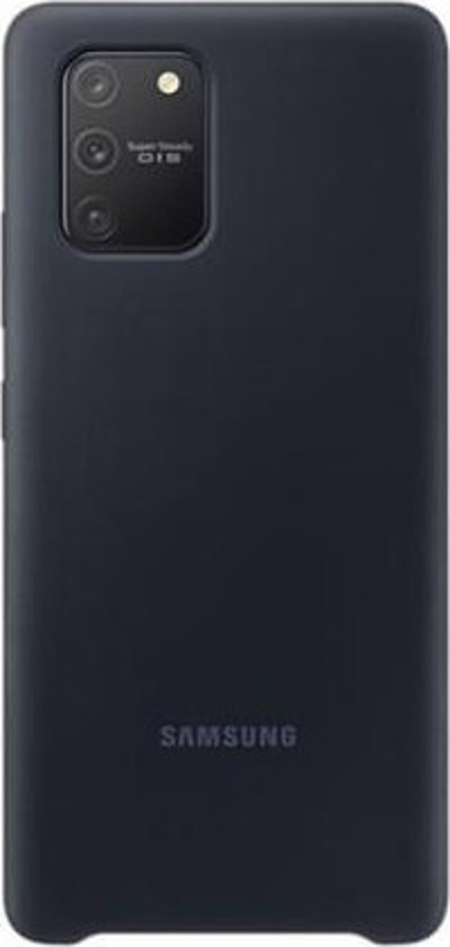Galaxy S10 Lite ile Uyumlu Silikon Kılıf Siyah EF-PG770TBEGWW