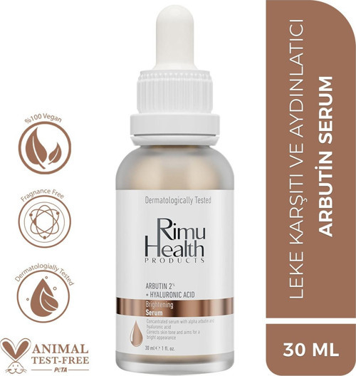 Leke Karşıtı, Cilt Tonu Eşitleyici Ve Aydınlatıcı Arbutin Serum 30ml