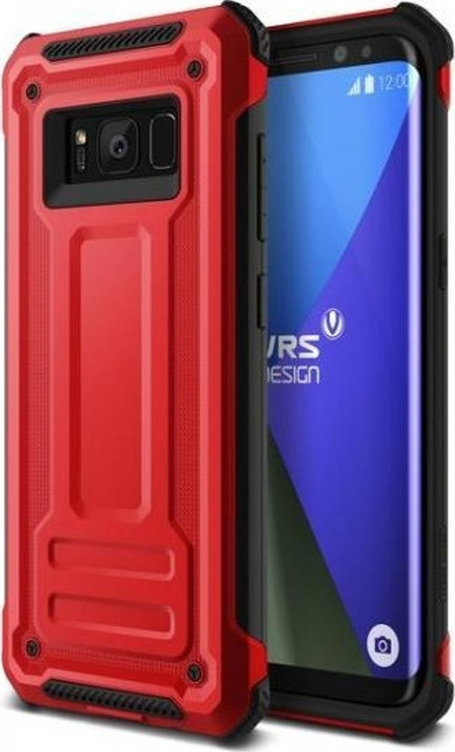 Galaxy S8 ile Uyumlu Terra Guard Kılıf Crimson Red