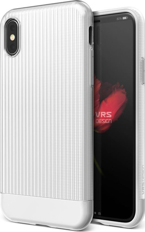 VRS Design iPhone X ile Uyumlu Shine Coat Kılıf White
