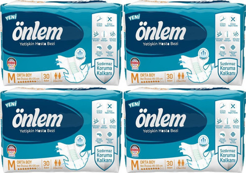 Yetişkin Hasta Bezi Orta Boy ( Medium ) 30 Adet x 4 Adet