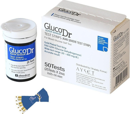 Glucodr. Seker Ölçüm Stribi 100 Adet