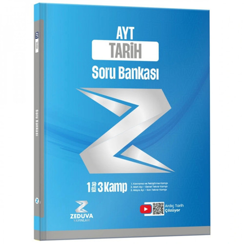 Zeduva Yayınları Soner Ardıç AYT Tarih 1 Kitap 3 Kamp Soru Bankası