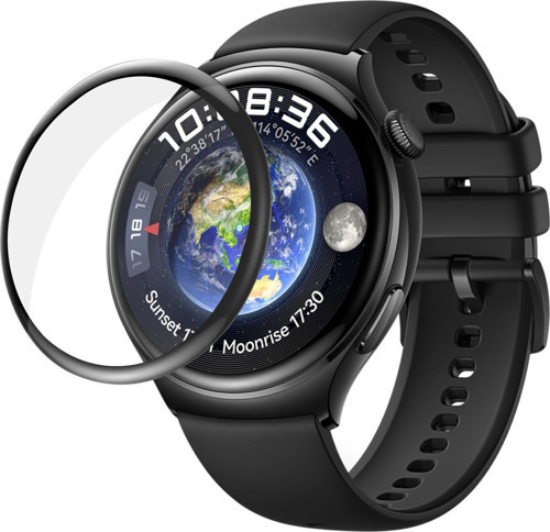 Huawei Watch 4 Tam Kaplayan Nano Cam Ekran Koruyucu Siyah