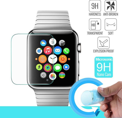 Apple Watch Series 2 42mm Nano Cam Ekran koruyucu Kırılmaz film