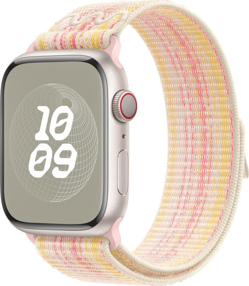 Apple Watch Series 7 45mm Kordon Terra Sport Loop Pembe