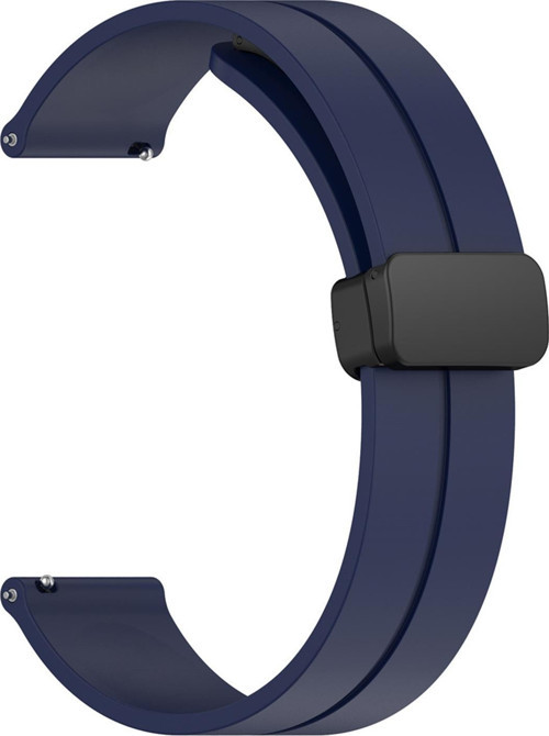 Samsung Galaxy Watch 46mm Kordon Ribbon Line Lacivert