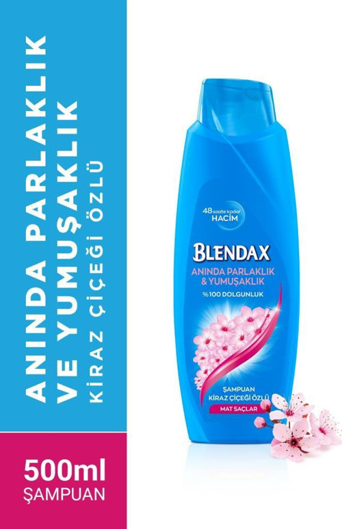 Anında Parlaklık ve Yumuşaklık Kiraz Çiçeği Özlü Şampuan 500 Ml