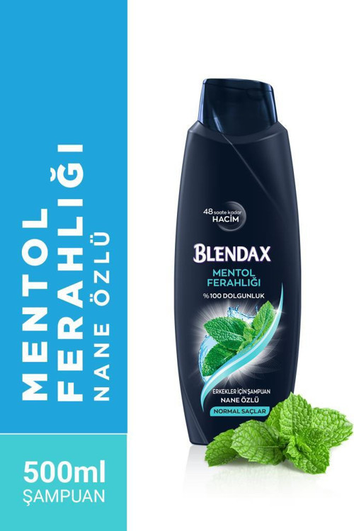 Erkekler İçin Mentollü Şampuan 500 Ml