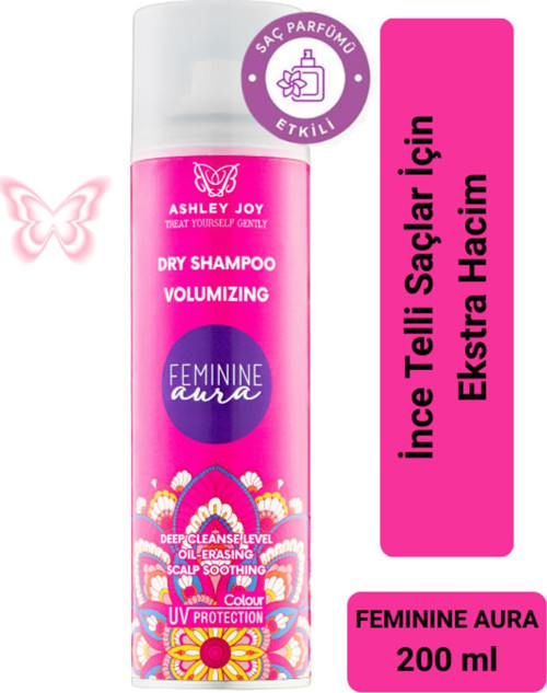 Feminine Aura Çabuk Sönen Saçlar Için Dolgunlaştırıcı Hacim Veren Kuru Şampuan 200 Ml