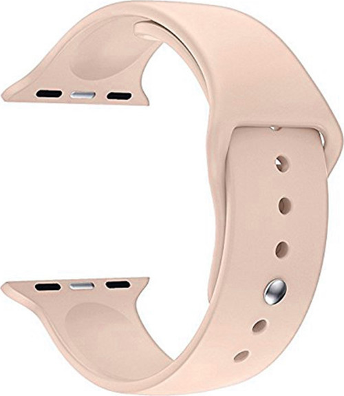Apple Watch Series 8 45mm Silikon Kordon Rose Gold
