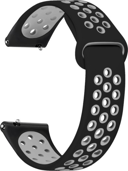 Garmin Forerunner 265 Rainbow Gently Band Kordon Siyah Gri