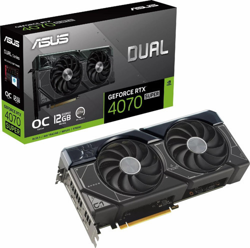 DUAL-RTX4070S-O12G SUPER 12GB Geforce RTX4070S GDDR6X 192bit HDMI 3xDP 16x Ekran Kartı