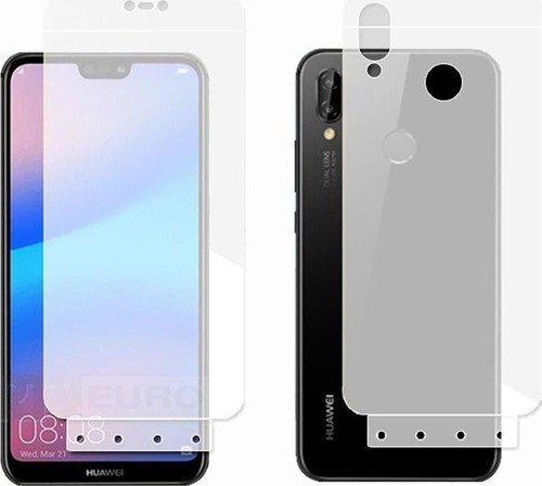 Huawei P60 ile Uyumlu Ön-Arka Darbe Emici HD Ekran Koruyucu Kaplama