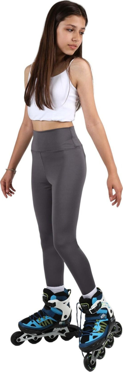 Kız Çocuk Yüksek Bel, Koşu, Yürüyüş, Casual, Spor, Atletik, Egzersiz, Fittness Tayt