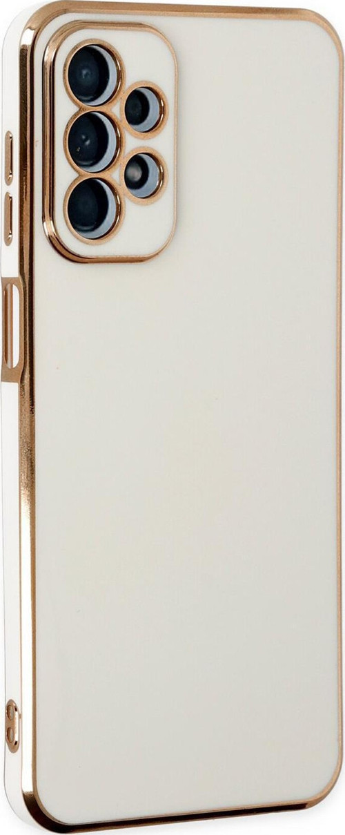 Samsung Galaxy A23 Kılıf Olive Plated Beyaz