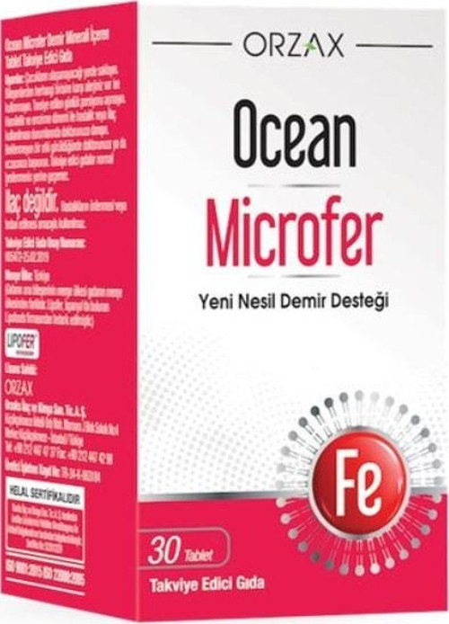 Microfer Takviye Edici Gıda 30 Tablet