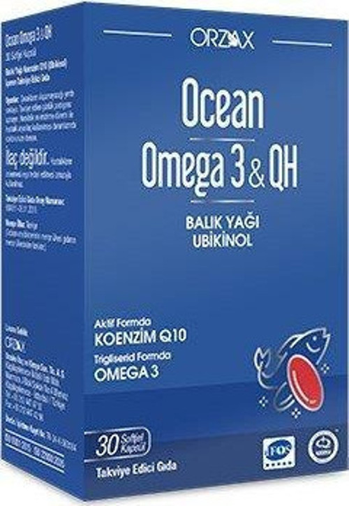 Omega 3 & QH Takviye Edici Gıda 30 Kapsül