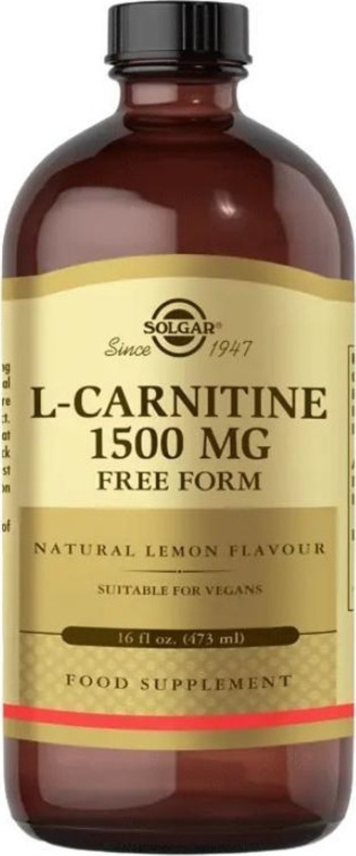 Sıvı Formda Doğal Limon Aromalı L-Carnitine 1500mg 473ml
