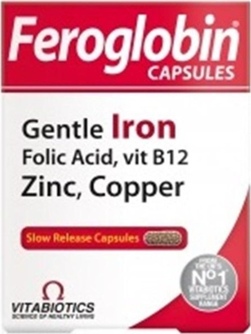 Feroglobin Iron Takviye Edici Gıda 30 Kapsül