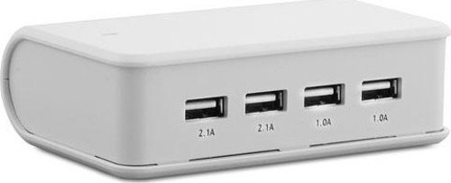Sl-M10 6.2A 4-Usb Beyaz Usb Şarj Cihazı