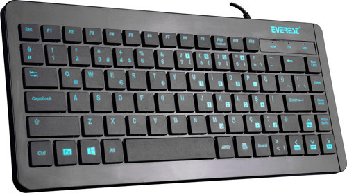 Kb-410 Siyah Usb Q Mini Kablolu Klavye