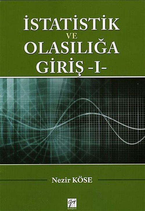 İstatistik ve Olasılığa Giriş -1