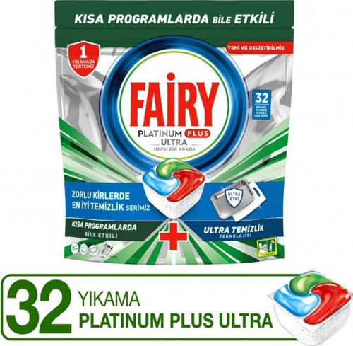 Platinum Plus Ultra Bulaşık Makinesi Tableti 32'li