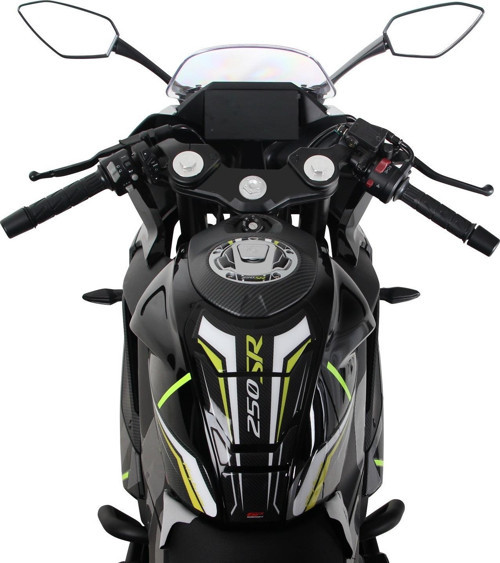 CF Moto 250 SR 2020-2023 Uyumlu Tank Pad Seti Turuncu - Mavi