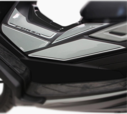 Honda Forza 250 2018-2023 Uyumlu Yan Alt Ayak Pad Gri
