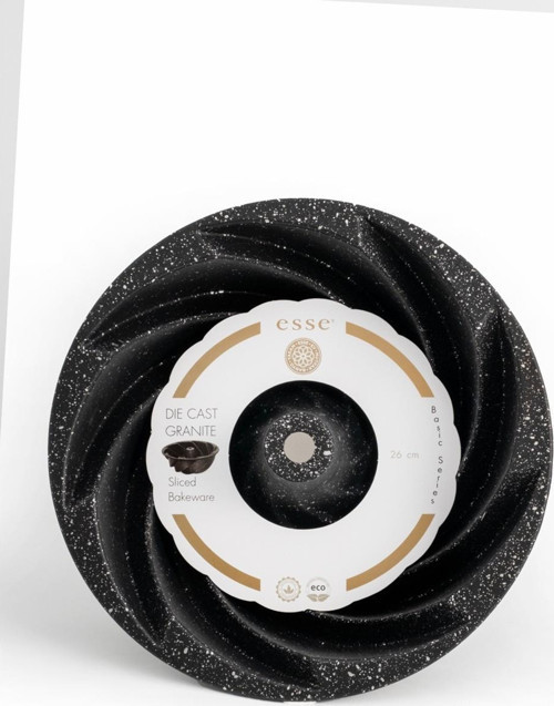 Döküm Granite Kek Kalıbı Rüzgar Gülü Siyah